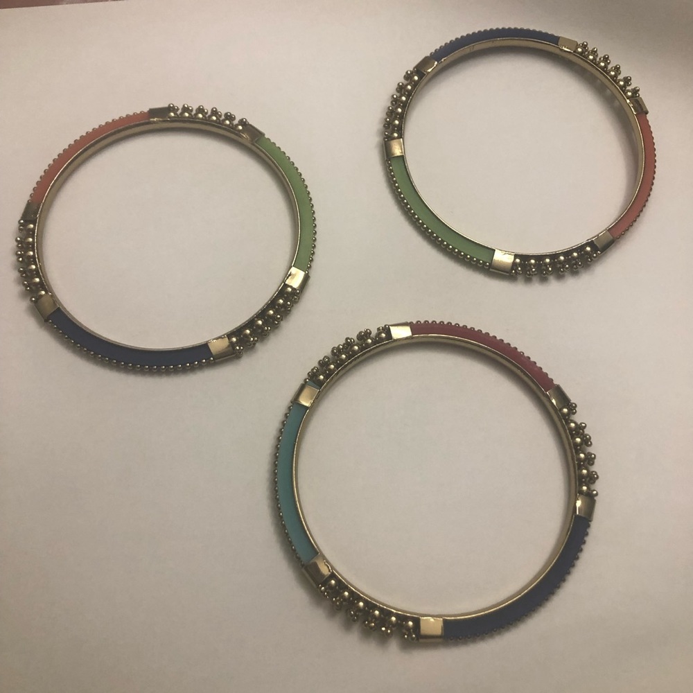 Trendy Multi colored bangles - Picture 6 of 10